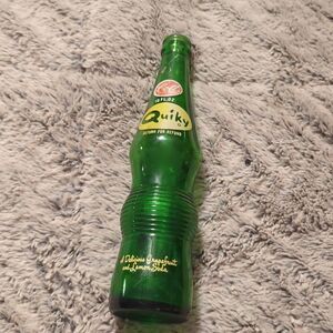 Quiky 10oz “A Delicious Grapefruit And Lemon Soda” Bottle